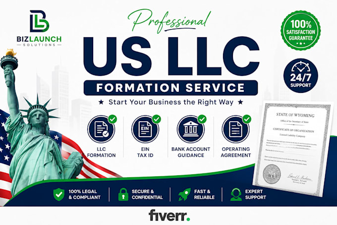 register US llc company formation with ein number for US and non US residents