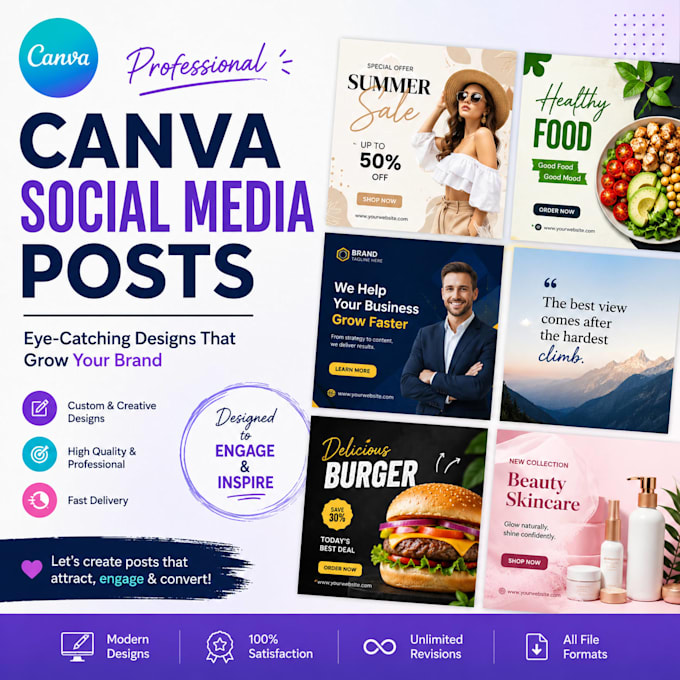 design engaging social media posts