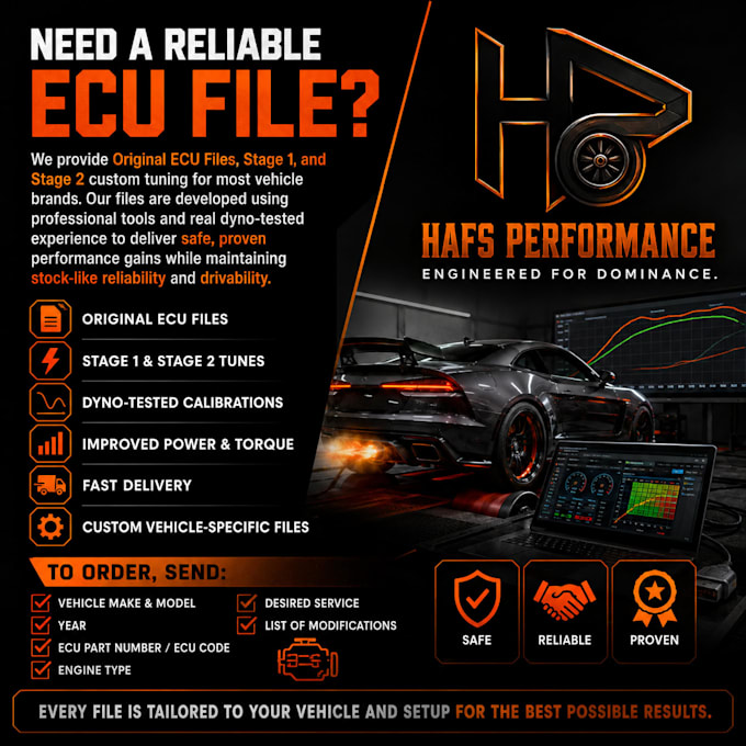 make you proper ecu tunes and sell you original files