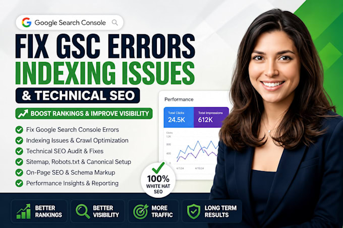 fix google search console indexing issues technical seo, website audit