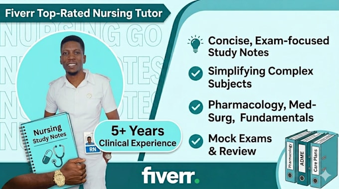 be your nursing school tutor for exams, anatomy and pharmacology