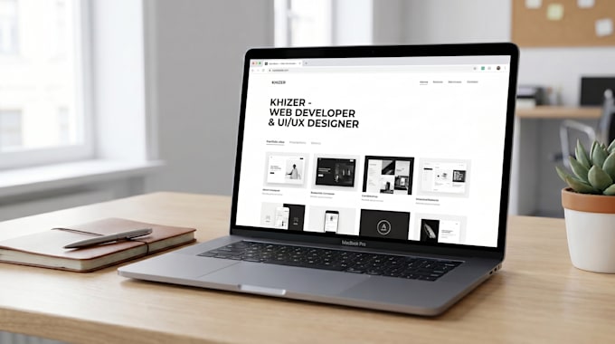create a professional personal portfolio website