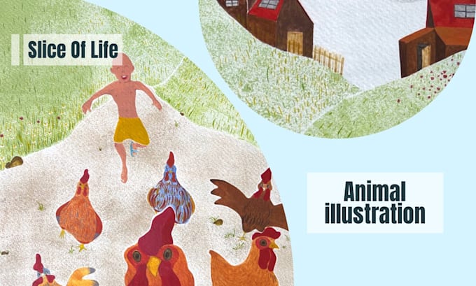 create a mixed media animal or pet portrait illustration