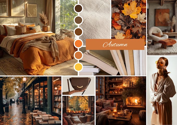 create aesthetic moodboards for interior design projects
