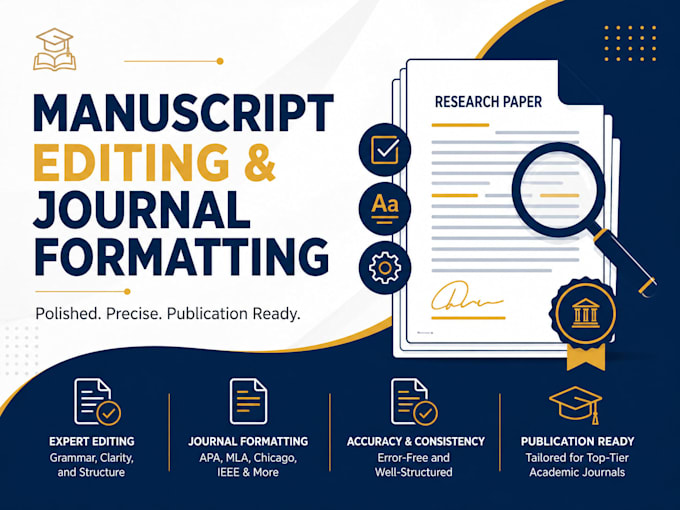 proofread and format your academic manuscript
