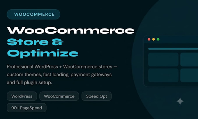 create a custom wordpress woocommerce website and optimize speed
