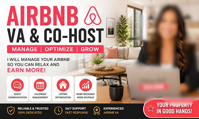 be your airbnb virtual assistant, airbnb cohosting