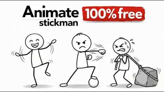 create videos with stickman, stick figure