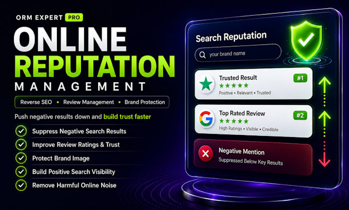 fix your online reputation with reverse SEO and ORM strategy