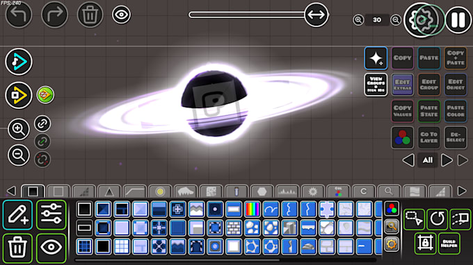 make gd demon layouts fast and slow gameplay