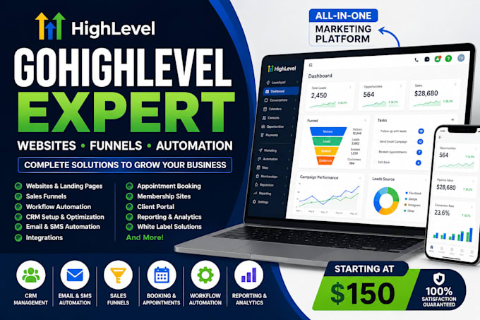 build gohighlevel website go high level funnel builder go highlevel landing page