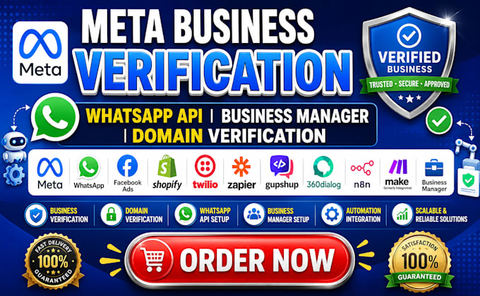 meta business verification whatsapp api business manager domain verification