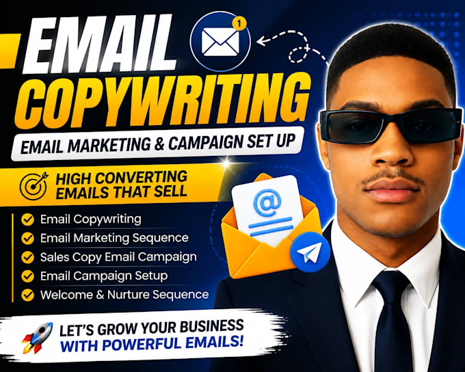 do email copywriting, email marketing sequences, sales copy email campaign setup