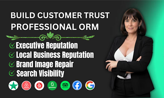 do online reputation management, ORM and SEO to improve your online reputation
