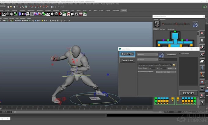 do 3d rigging  3d character rigging  blender and maya rigging for animation