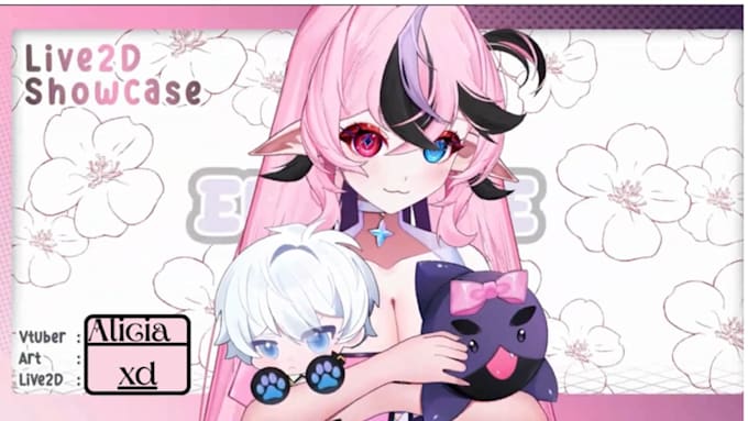draw and rig anime live2d vtuber model, 2d vtuber model, v tuber, vtuber rigging