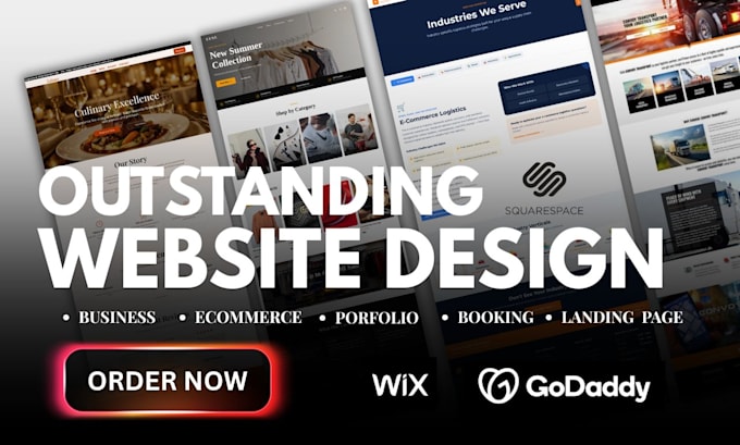 do squarespace website redesign wix website development godaddy website design