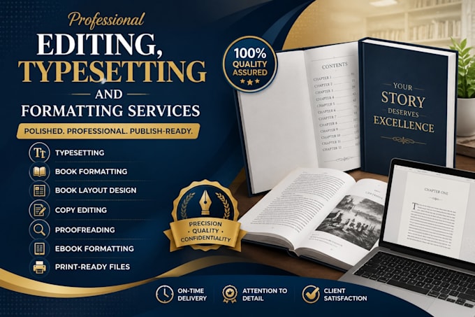 do amazon book type setting layout design and book formatting editing publishing