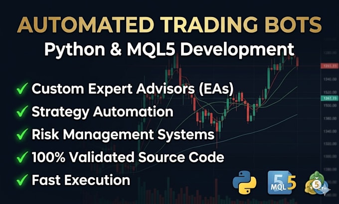 develop custom automated trading bots in python and mql5