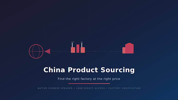find chinese suppliers and negotiate product prices for you
