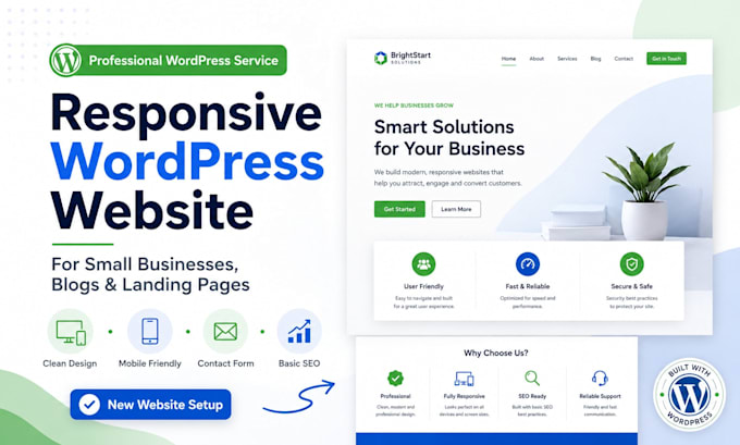 build a wordpress website for your business