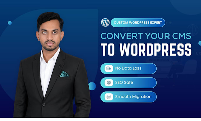 convert your existing cms to wordpress without data loss