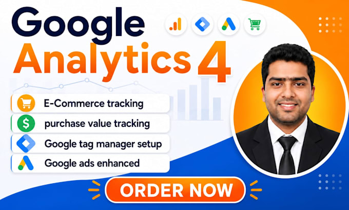 setup google analytics 4, ga4, ecommerce tracking via gtm
