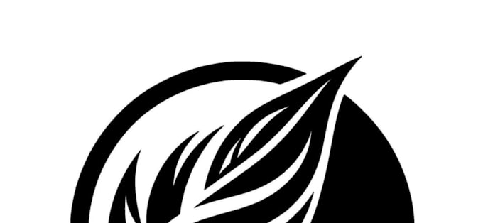 design simple line art logo vector for your brand