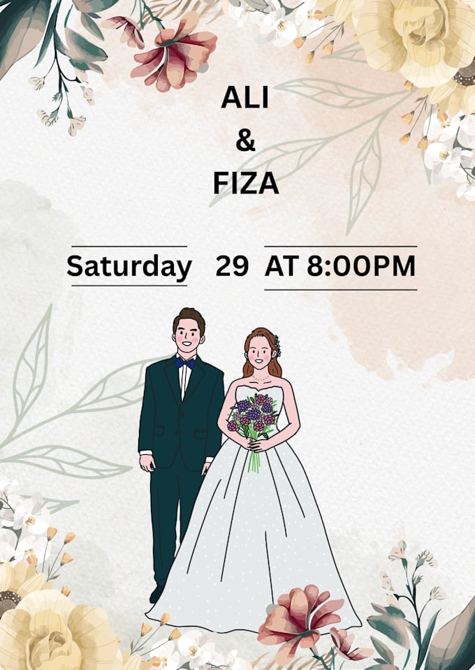 design wedding invitation card