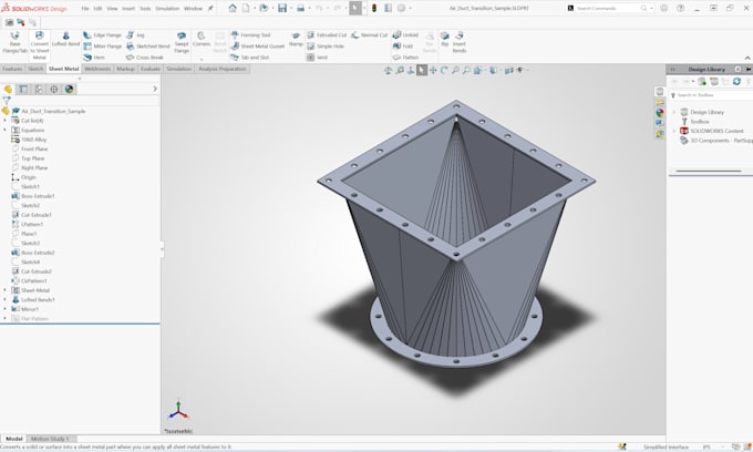design sheet metal enclosures with factory ready dxf files