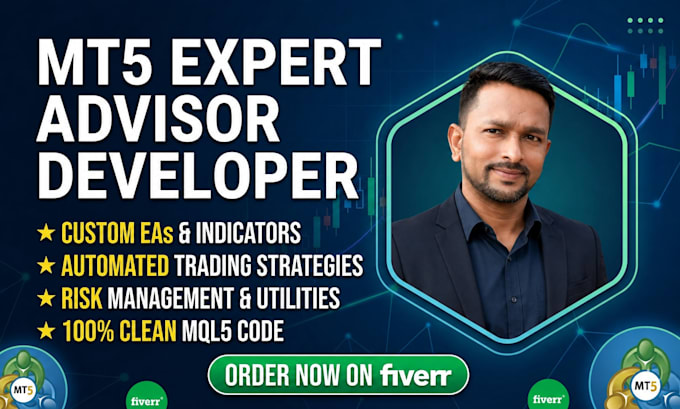 develop custom mt5 expert advisor or indicator in mql5