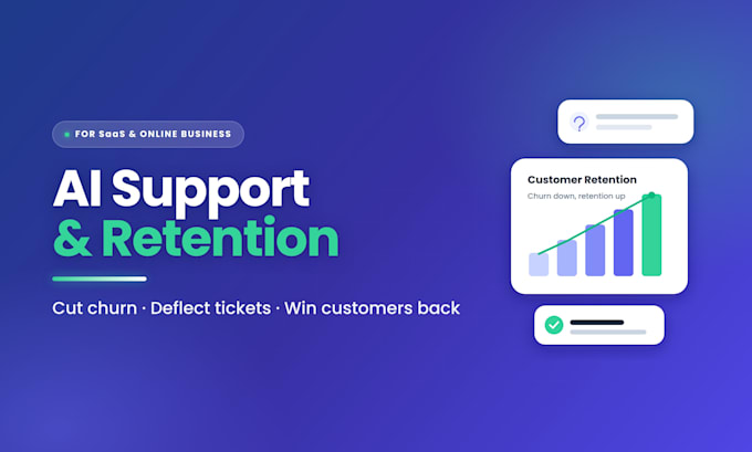develop an ai customer support and retention system for saas