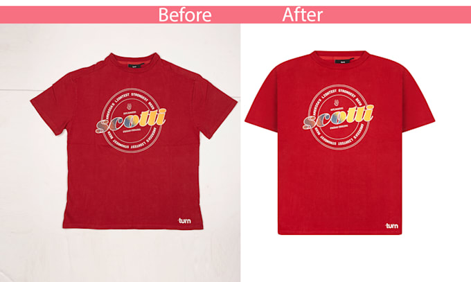 do flat lay image editing, ghost mannequin, neck joint, apparel image edit