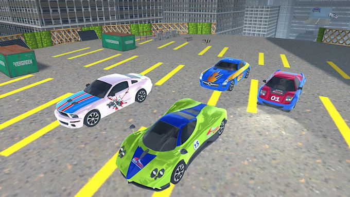 create develop imposible car stunt game with admob ads