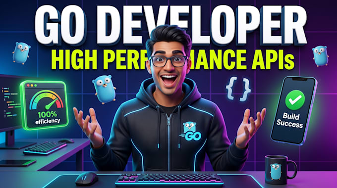 build high performance go golang backend api , microservices