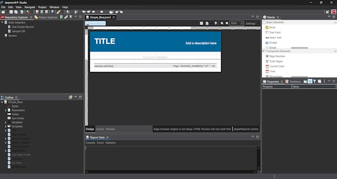 design a custom report in jasperreports jaspersoft studio