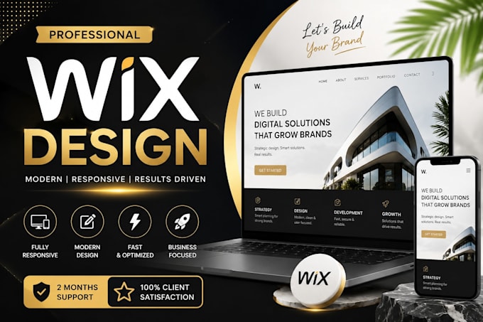 design wix or redesign wix website for business
