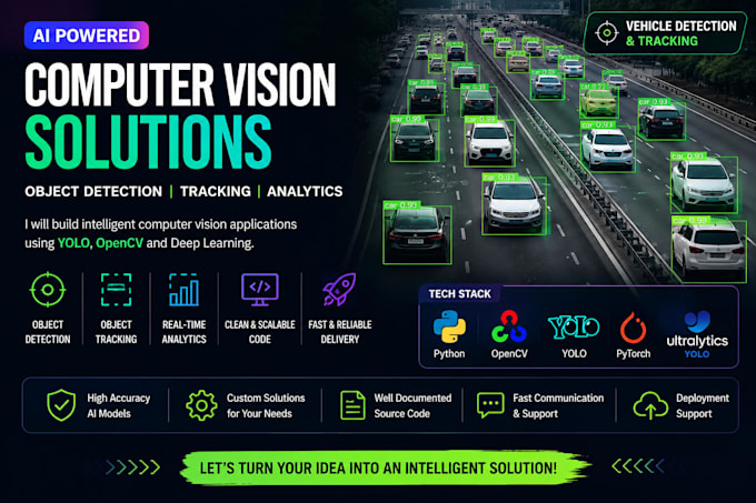 develop computer vision object detection and yolo solutions