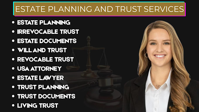 draft a revocable living trust and trust documents for asset protection