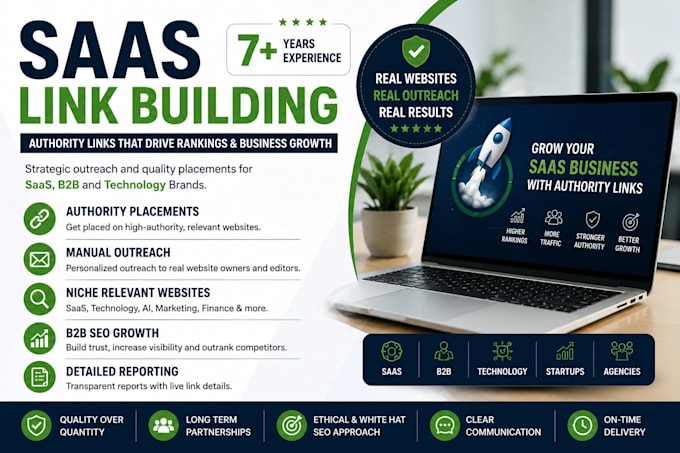 build authority links for saas and business websites
