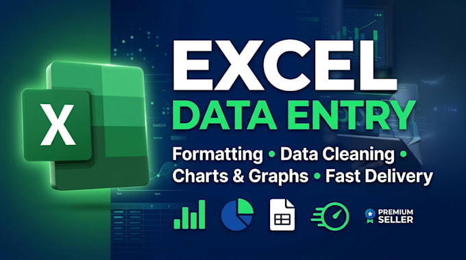 do professional excel data entry formatting and spreadsheets