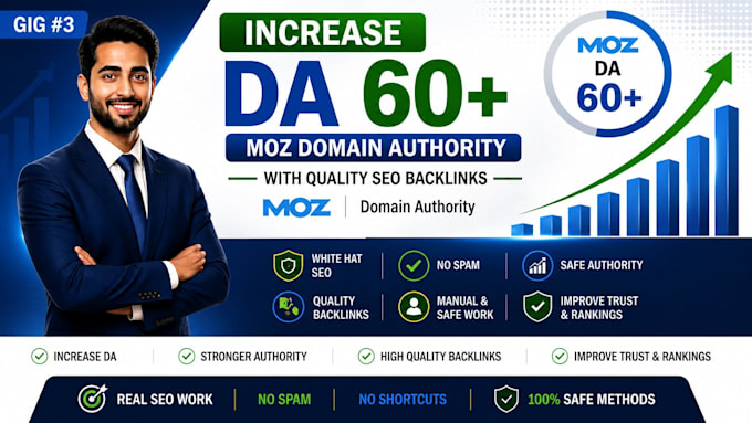 increase moz domain authority da with quality SEO