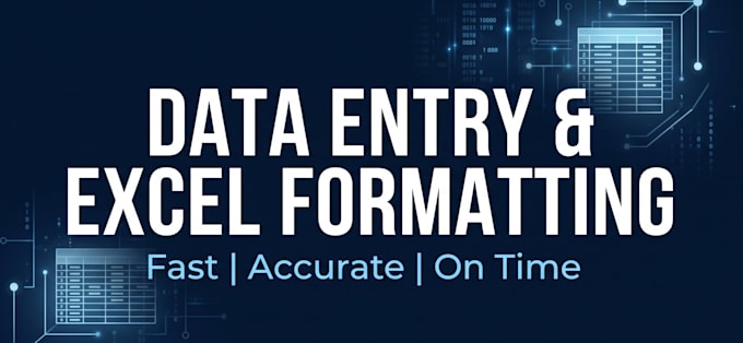 do data entry, data analysis, excel reporting, dashboards