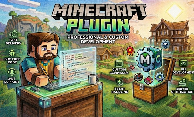 create minecraft plugin, model, addon, minecraft plugin, plugin, minecraft skin