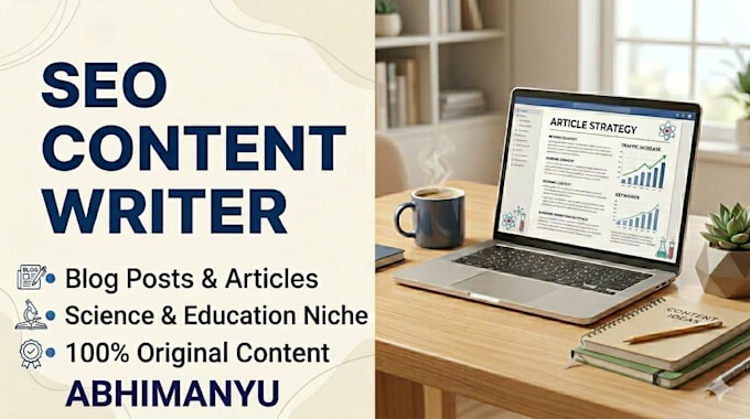 write SEO blog articles about science and education
