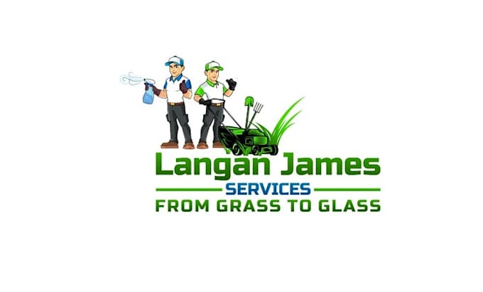 design window washing and basic lawn care logo