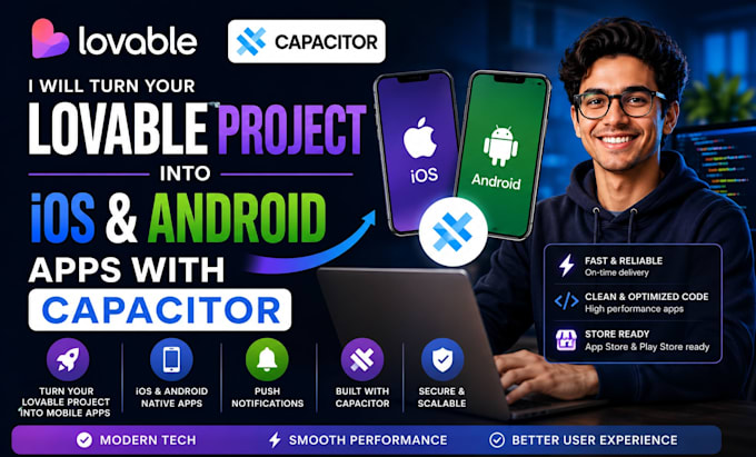 turn your lovable project into ios and android apps with capacitor