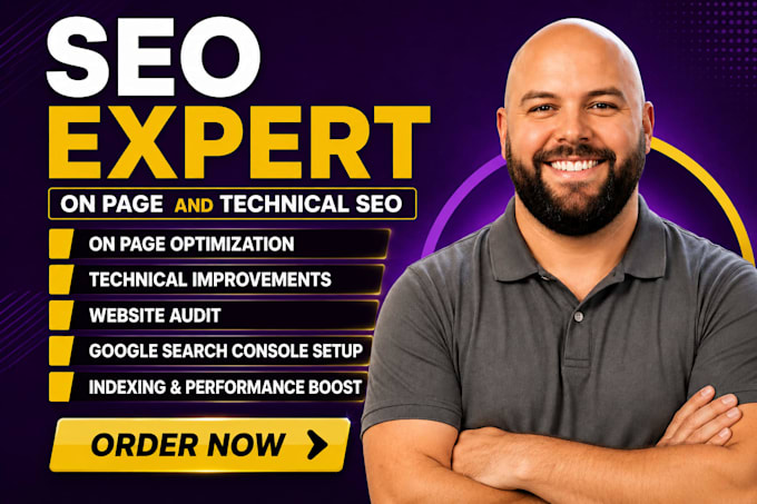 do on page and technical seo, website audit, google search console indexing