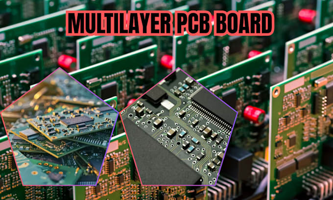 create custom pcb design, schematic, multilayer pcb and manufacturing files