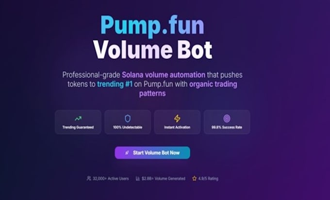 create polymarket kalshi bot, ai agent trading bot, pump fun bot, volume bot